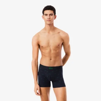 3’lü Paket Streç Pamuklu Desenli Boxer