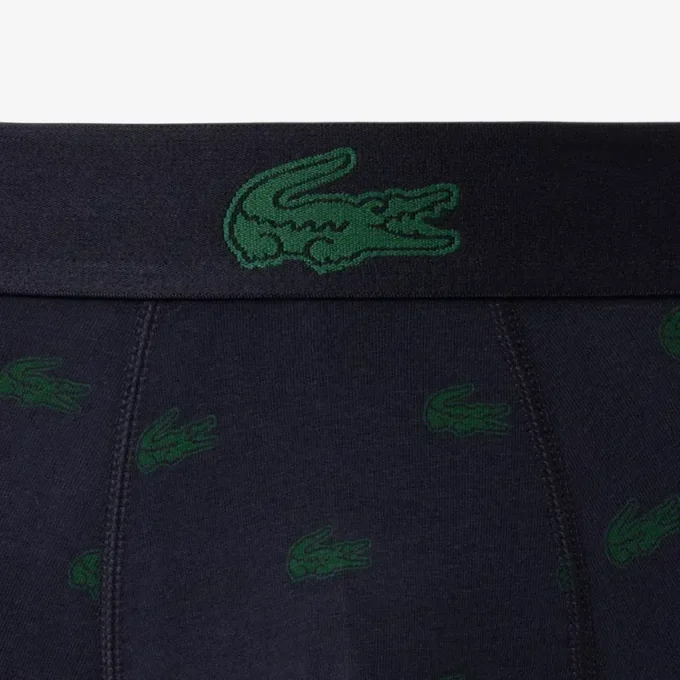 3’lü Paket Streç Pamuklu Desenli Boxer