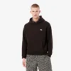 Bol Kesim Baskılı Kapüşonlu Sweatshirt
