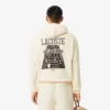 Bol Kesim Baskılı Kapüşonlu Sweatshirt