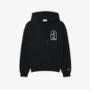 Bol Kesim Baskılı Kapüşonlu Sweatshirt