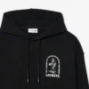 Bol Kesim Baskılı Kapüşonlu Sweatshirt