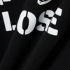Bol Kesim Baskılı Kapüşonlu Sweatshirt