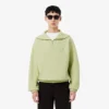 Bol Kesim Fermuarlı Yaka Piqua Sweatshirt