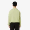 Bol Kesim Fermuarlı Yaka Piqua Sweatshirt