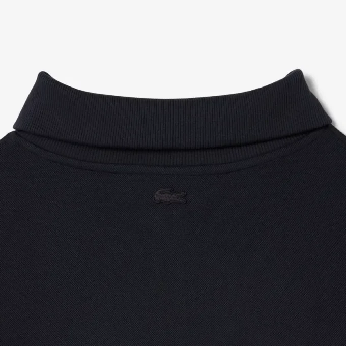 Bol Kesim Fermuarlı Yaka Piqua Sweatshirt