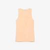 Dar Kesim Nervürlü Pamuklu Tank Top