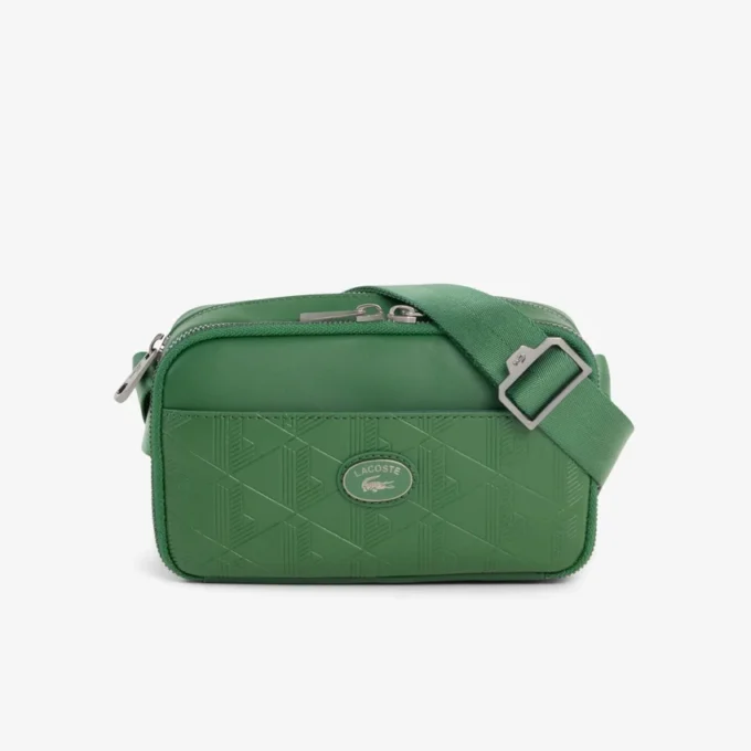 Dikey Deri Monogram Çanta