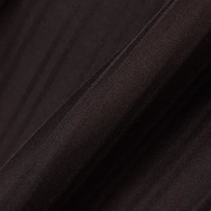 Düz Kesim Çizgili Pamuklu Takım Elbise Pantolonu