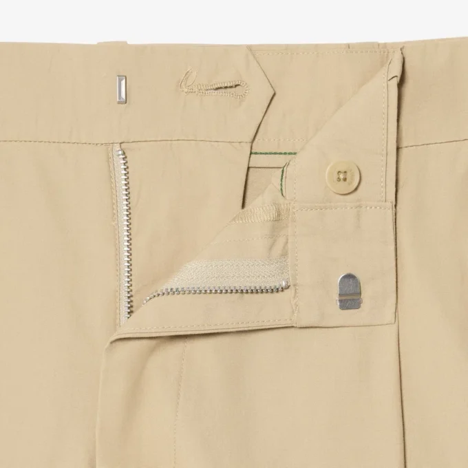 Düz Kesim Pamuklu Chino Pantolon
