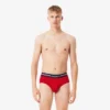 Erkek 3’lü Paket Logo Bel Pamuklu Slip