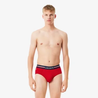 Erkek 3’lü Paket Logo Bel Pamuklu Slip
