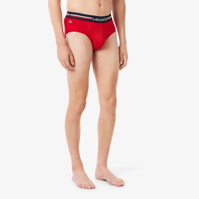Erkek 3’lü Paket Logo Bel Pamuklu Slip