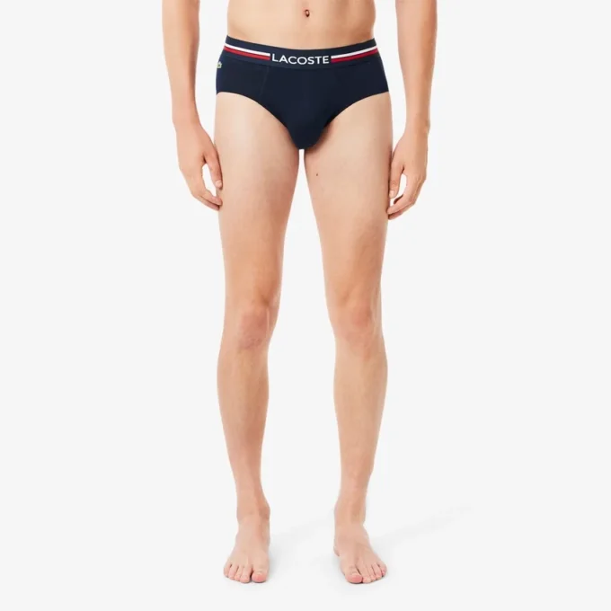 Erkek 3’lü Paket Logo Bel Pamuklu Slip