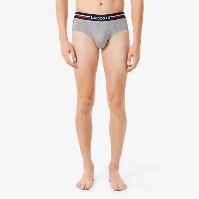 Erkek 3’lü Paket Logo Bel Pamuklu Slip