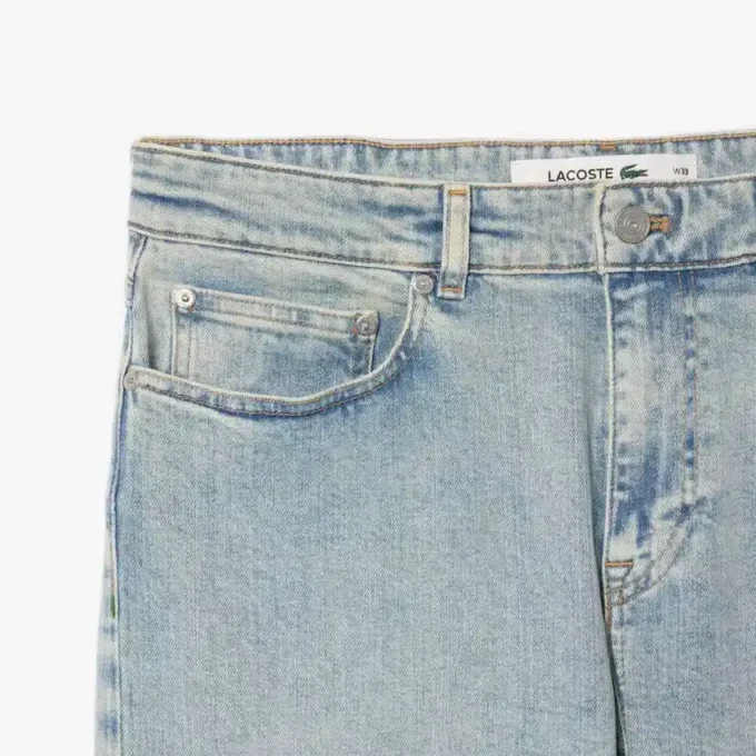Erkek 5 Cepli Dar Kesim İndigo Kot Pantolon