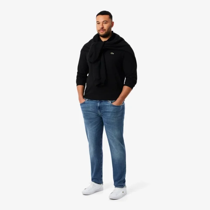 Erkek 5 Cepli Dar Kesim İndigo Kot Pantolon