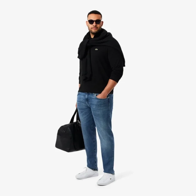 Erkek 5 Cepli Dar Kesim İndigo Kot Pantolon