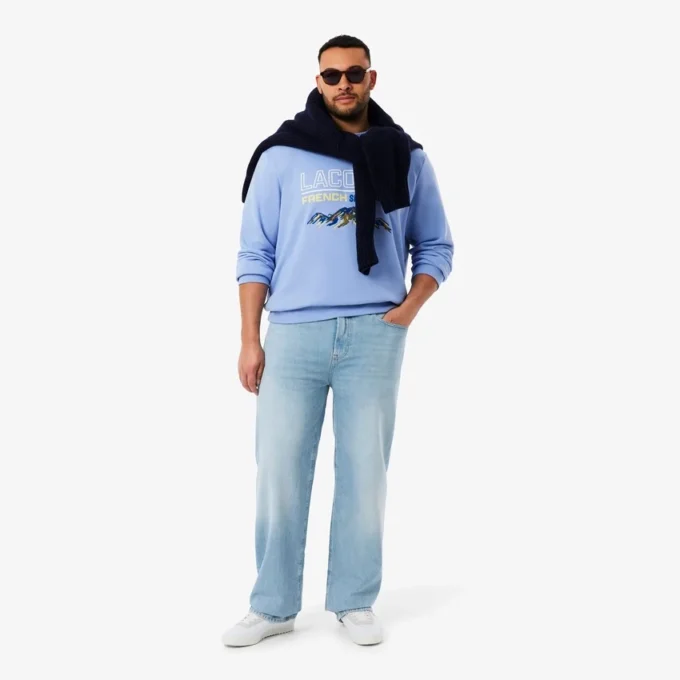 Erkek 5 Cepli Düz Kesim İndigo Kot