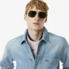 Erkek Ağır Pamuklu Denim Üst Gömlek