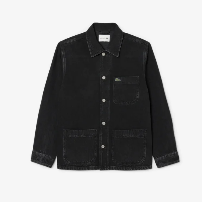 Erkek Ağır Pamuklu Denim Üst Gömlek