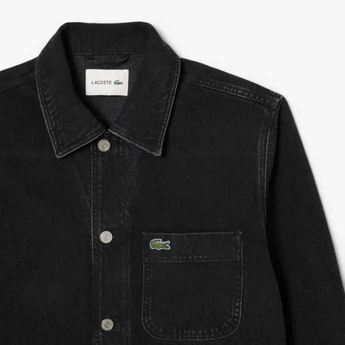 Erkek Ağır Pamuklu Denim Üst Gömlek