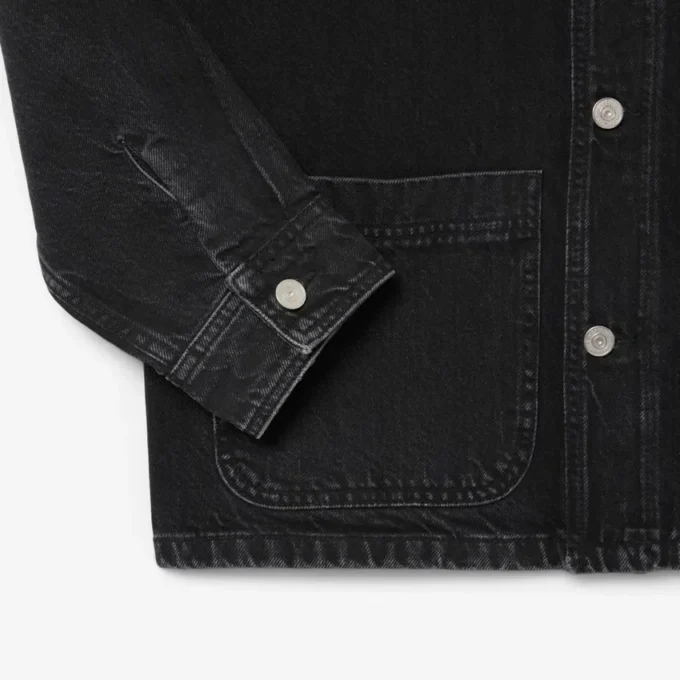 Erkek Ağır Pamuklu Denim Üst Gömlek