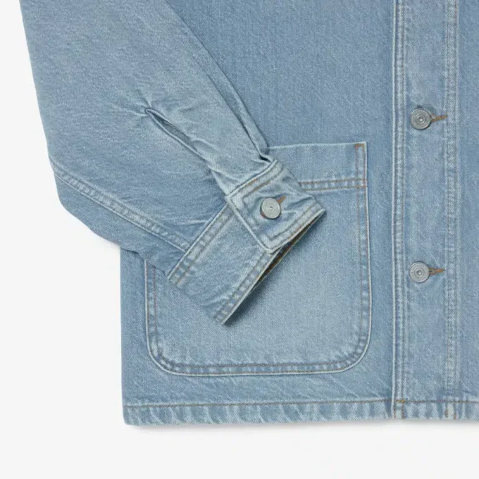 Erkek Ağır Pamuklu Denim Üst Gömlek