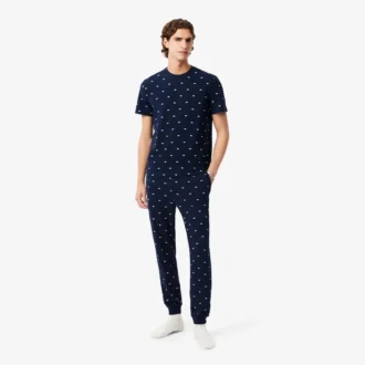 Erkek Baskılı Pamuklu Pijama Altı