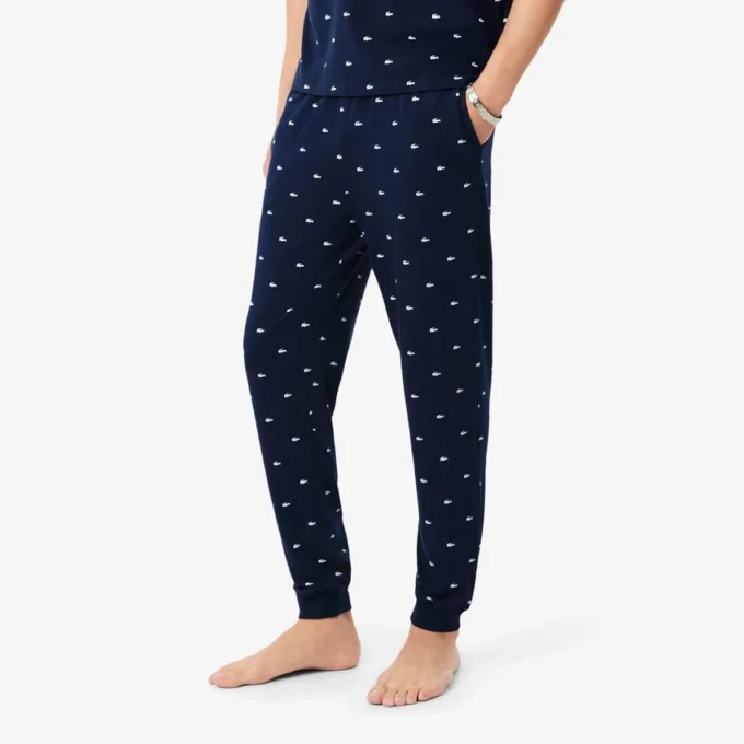 Erkek Baskılı Pamuklu Pijama Altı