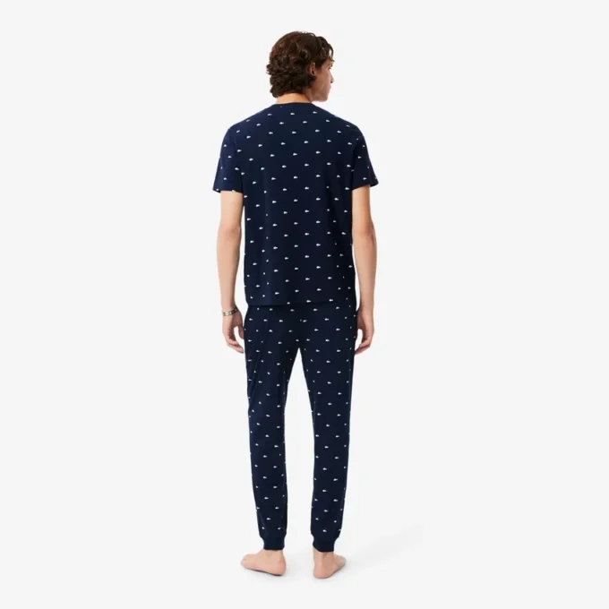 Erkek Baskılı Pamuklu Pijama Altı