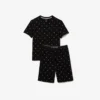Erkek Baskılı Pamuklu Pijama Takımı