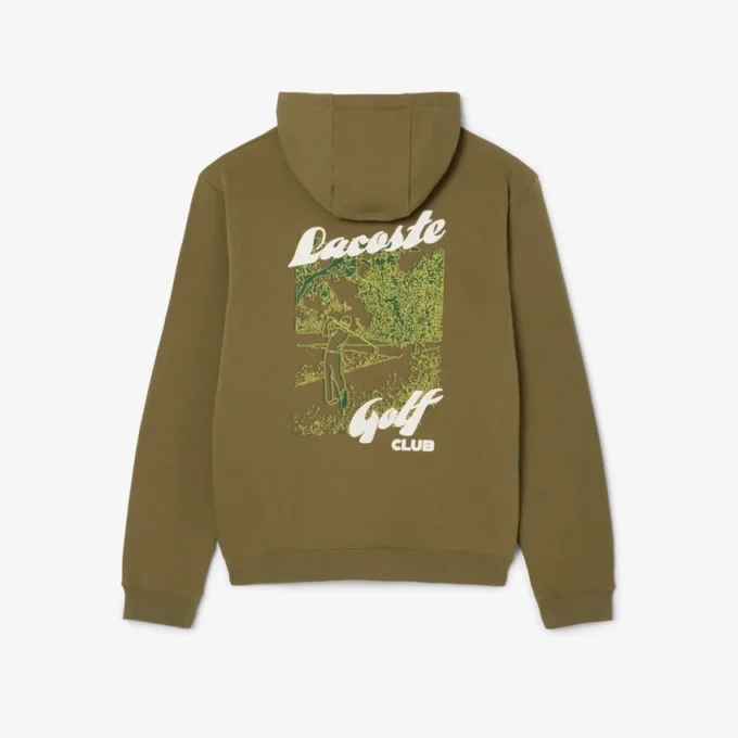Erkek Baskılı Polar Golf Kapüşonlu Sweatshirt Erkek Baskılı Polar Golf Kapüşonlu Sweatshirt