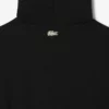 Erkek Baskılı Polar Kapüşonlu Sweatshirt