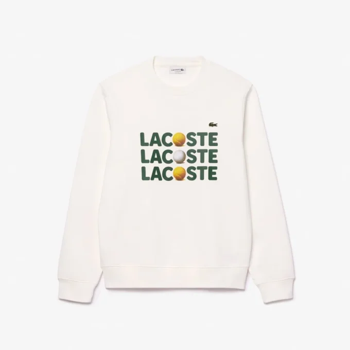 Erkek Baskılı Polar Sweatshirt