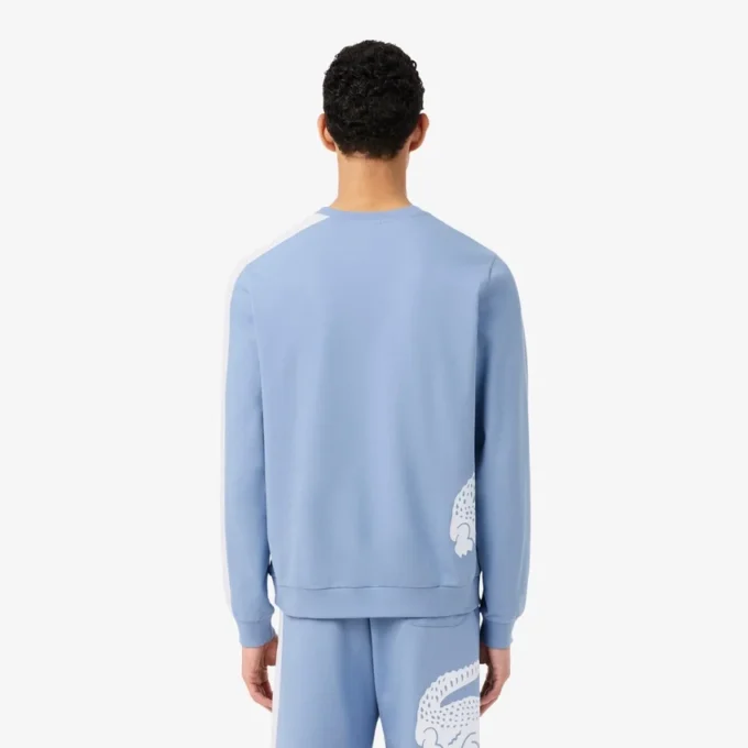 Erkek Baskılı Polar Sweatshirt