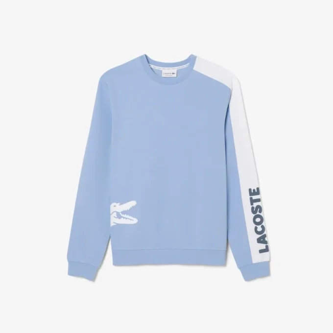 Erkek Baskılı Polar Sweatshirt