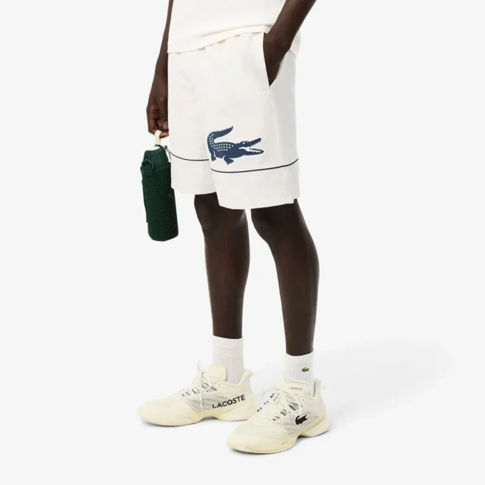 Erkek Baskılı Tenis Şortu