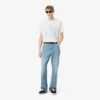 Erkek Bol Kesim 5 Cepli Denim Kot Pantolon