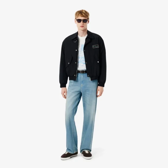 Erkek Bol Kesim 5 Cepli Denim Kot Pantolon