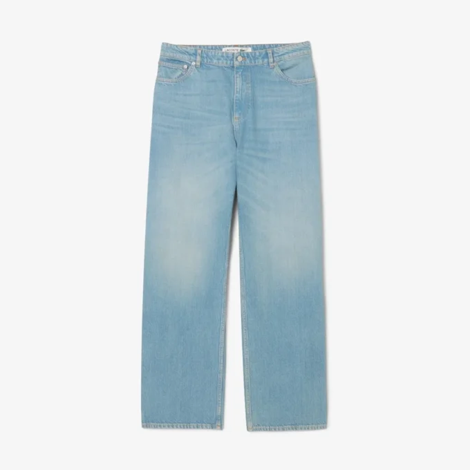 Erkek Bol Kesim 5 Cepli Denim Kot Pantolon