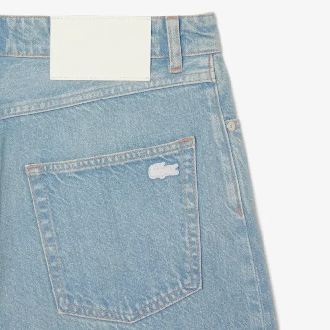 Erkek Bol Kesim 5 Cepli Denim Kot Pantolon