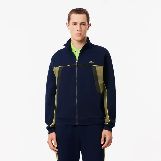 Erkek Bol Kesim Fermuarlı Piqua Sweatshirt