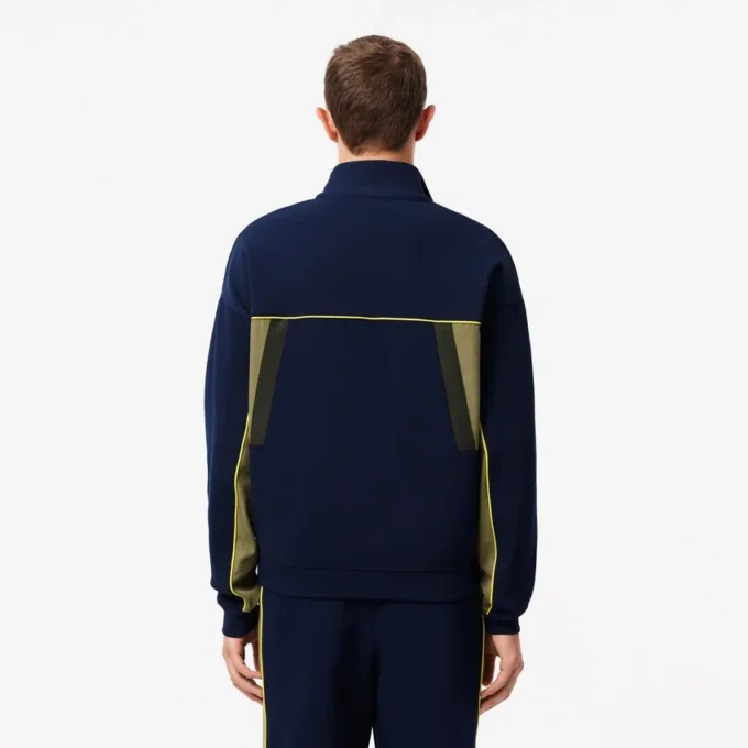 Erkek Bol Kesim Fermuarlı Piqua Sweatshirt