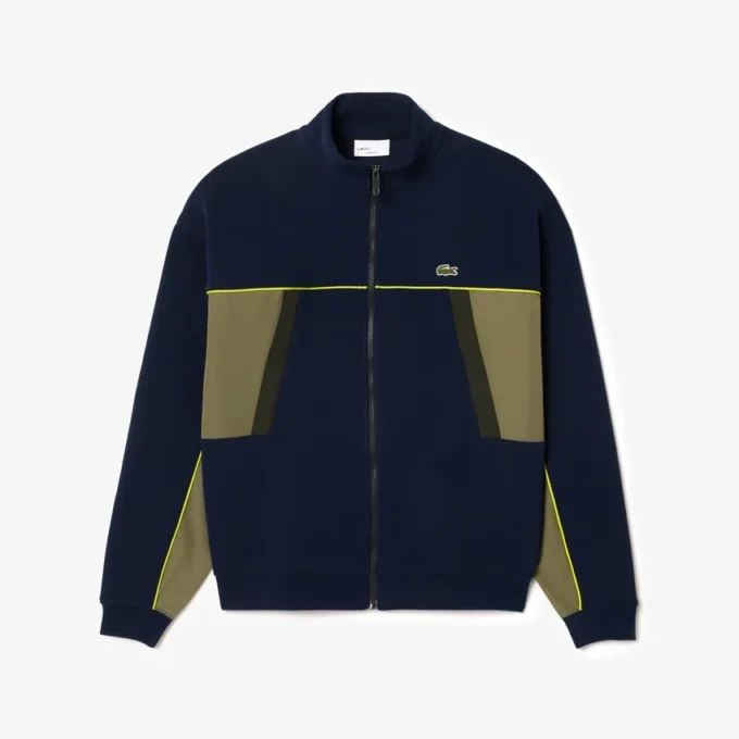 Erkek Bol Kesim Fermuarlı Piqua Sweatshirt