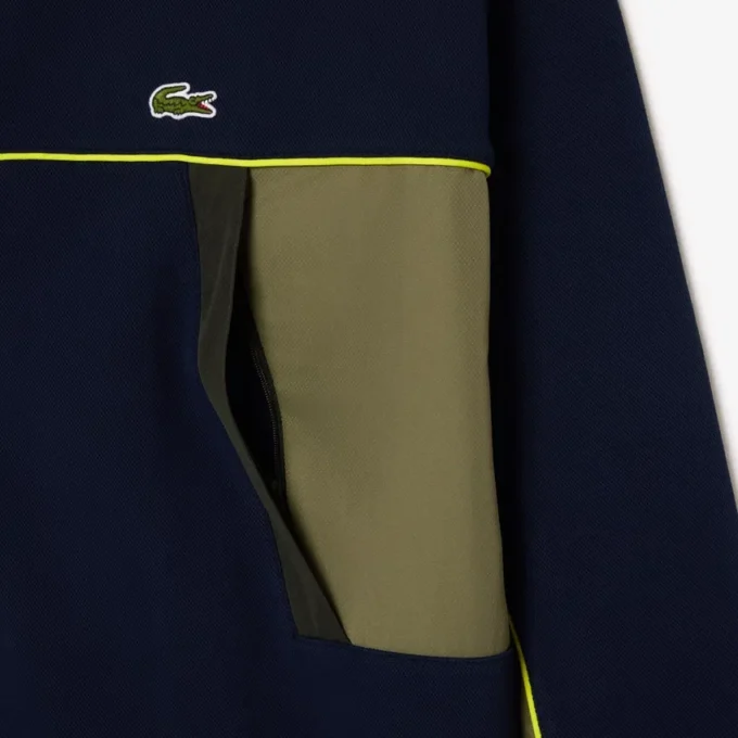 Erkek Bol Kesim Fermuarlı Piqua Sweatshirt