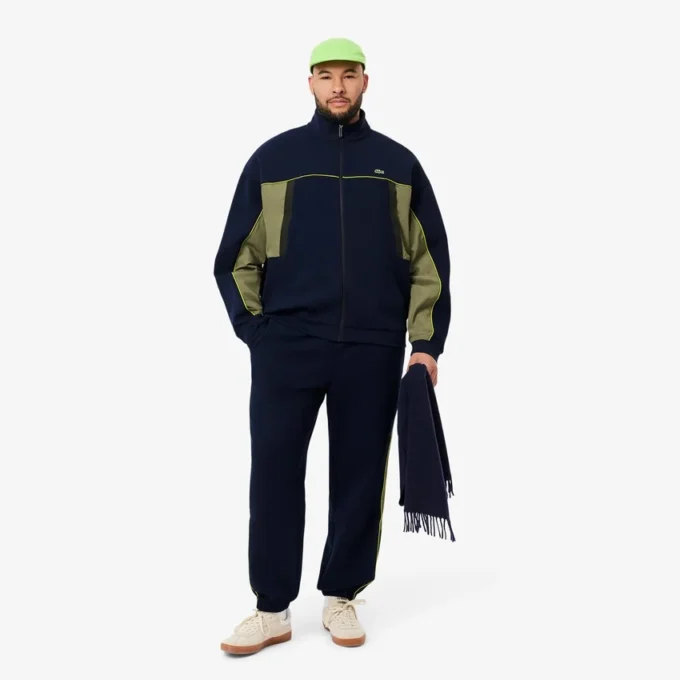 Erkek Bol Kesim Fermuarlı Piqua Sweatshirt