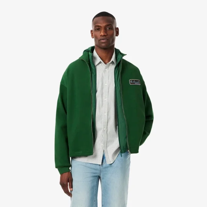 Erkek Bol Kesim İmza Rozetli Sweatshirt