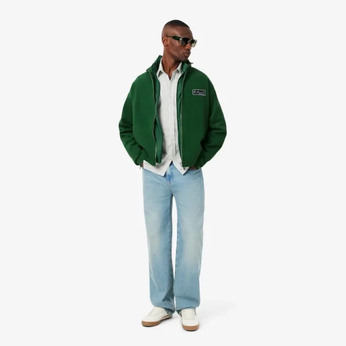 Erkek Bol Kesim İmza Rozetli Sweatshirt