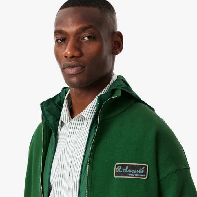 Erkek Bol Kesim İmza Rozetli Sweatshirt
